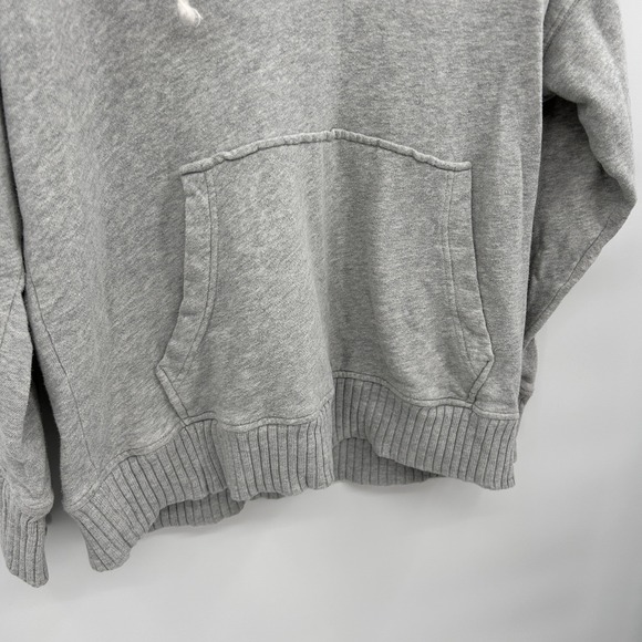 Aerie Womens Down to Earth Oversized Hoodie Size M Gray Cozy Casual Pocket - Picture 5 of 10